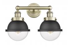 Innovations Lighting 616-2W-AB-HFS-62-BK - Edison - 2 Light - 16 inch - Antique Brass - Bath Vanity Light