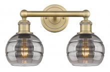 Innovations Lighting 616-2W-BB-G556-6SM - Rochester - 2 Light - 15 inch - Brushed Brass - Bath Vanity Light