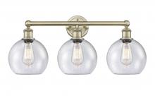 Innovations Lighting 616-3W-AB-G124-8 - Athens - 3 Light - 26 inch - Antique Brass - Bath Vanity Light