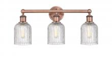 Innovations Lighting 616-3W-AC-G559-5CL - Bridal Veil - 3 Light - 23 inch - Antique Copper - Bath Vanity Light