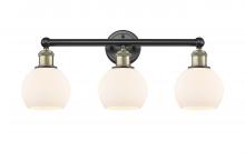 Innovations Lighting 616-3W-BAB-G121-6 - Athens - 3 Light - 24 inch - Black Antique Brass - Bath Vanity Light