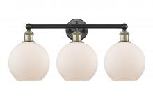 Innovations Lighting 616-3W-BAB-G121-8 - Athens - 3 Light - 26 inch - Black Antique Brass - Bath Vanity Light