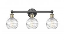 Innovations Lighting 616-3W-BAB-G1213-6 - Athens Deco Swirl - 3 Light - 24 inch - Black Antique Brass - Bath Vanity Light