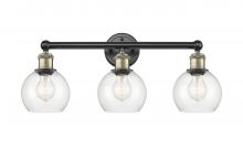 Innovations Lighting 616-3W-BAB-G122-6 - Athens - 3 Light - 24 inch - Black Antique Brass - Bath Vanity Light