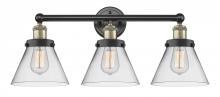 Innovations Lighting 616-3W-BAB-G42 - Cone - 3 Light - 26 inch - Black Antique Brass - Bath Vanity Light