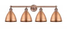 Innovations Lighting 616-4W-AC-MBD-75-AC - Bristol - 4 Light - 35 inch - Antique Copper - Bath Vanity Light