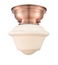 Innovations Lighting 623-1F-AC-G531 - Oxford - 1 Light - 8 inch - Antique Copper - Flush Mount