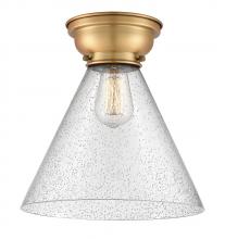 Innovations Lighting 623-1F-BB-G44-L - Cone - 1 Light - 12 inch - Brushed Brass - Flush Mount