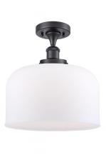 Innovations Lighting 916-1C-BK-G71-L - Bell - 1 Light - 12 inch - Matte Black - Semi-Flush Mount