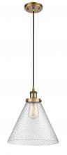 Innovations Lighting 916-1P-BB-G44-L - Cone - 1 Light - 12 inch - Brushed Brass - Cord hung - Mini Pendant