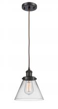 Innovations Lighting 916-1P-OB-G42 - Cone - 1 Light - 8 inch - Oil Rubbed Bronze - Cord hung - Mini Pendant