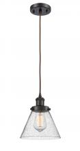Innovations Lighting 916-1P-OB-G44 - Cone - 1 Light - 8 inch - Oil Rubbed Bronze - Cord hung - Mini Pendant