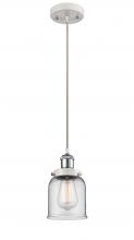 Innovations Lighting 916-1P-WPC-G52 - Bell - 1 Light - 5 inch - White Polished Chrome - Cord hung - Mini Pendant