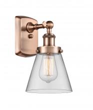 Innovations Lighting 916-1W-AC-G62 - Cone - 1 Light - 6 inch - Antique Copper - Sconce