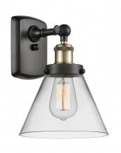 Innovations Lighting 916-1W-BAB-G42 - Cone - 1 Light - 8 inch - Black Antique Brass - Sconce