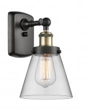 Innovations Lighting 916-1W-BAB-G62 - Cone - 1 Light - 6 inch - Black Antique Brass - Sconce