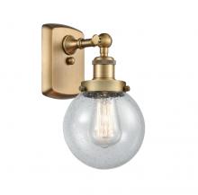 Innovations Lighting 916-1W-BB-G204-6 - Beacon - 1 Light - 6 inch - Brushed Brass - Sconce