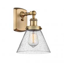 Innovations Lighting 916-1W-BB-G44 - Cone - 1 Light - 8 inch - Brushed Brass - Sconce