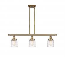 Innovations Lighting 916-3I-BB-G513 - Bell - 3 Light - 36 inch - Brushed Brass - Stem Hung - Island Light