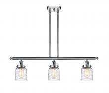 Innovations Lighting 916-3I-PC-G513 - Bell - 3 Light - 36 inch - Polished Chrome - Stem Hung - Island Light