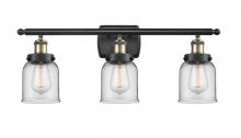 Innovations Lighting 916-3W-BAB-G52 - Bell - 3 Light - 26 inch - Black Antique Brass - Bath Vanity Light