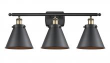 Innovations Lighting 916-3W-BAB-M13-BK - Appalachian - 3 Light - 26 inch - Black Antique Brass - Bath Vanity Light