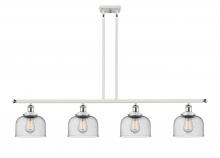 Innovations Lighting 916-4I-WPC-G74 - Bell - 4 Light - 48 inch - White Polished Chrome - Stem Hung - Island Light