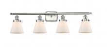 Innovations Lighting 916-4W-SN-G61 - Cone - 4 Light - 36 inch - Brushed Satin Nickel - Bath Vanity Light