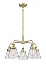 Innovations Lighting 916-5CR-AB-G62 - Cone - 5 Light - 25 inch - Antique Brass - Chandelier