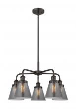 Innovations Lighting 916-5CR-OB-G63 - Cone - 5 Light - 25 inch - Oil Rubbed Bronze - Chandelier