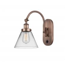 Innovations Lighting 918-1W-AC-G42 - Cone - 1 Light - 8 inch - Antique Copper - Sconce