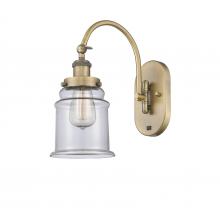 Innovations Lighting 918-1W-BB-G182 - Canton - 1 Light - 7 inch - Brushed Brass - Sconce