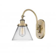 Innovations Lighting 918-1W-BB-G42 - Cone - 1 Light - 8 inch - Brushed Brass - Sconce