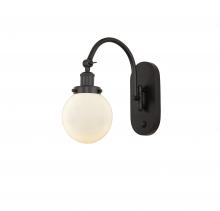 Innovations Lighting 918-1W-OB-G201-6-LED - Beacon - 1 Light - 6 inch - Oil Rubbed Bronze - Sconce