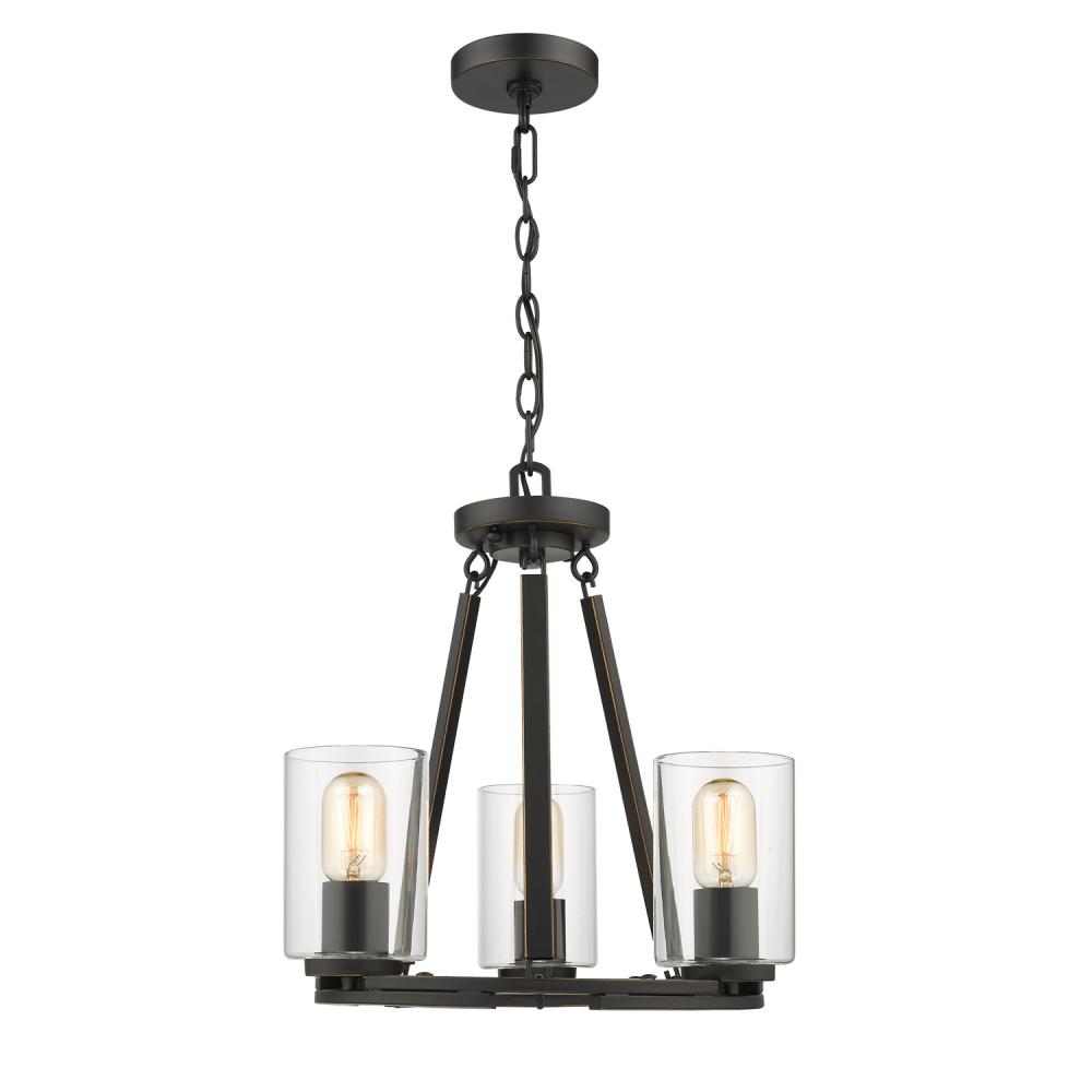 3 Light Chandelier (Convertible)