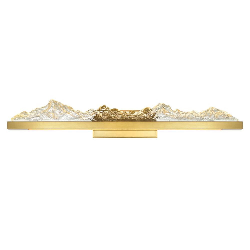 Himalayas Integrated LED Brass Vanity Light