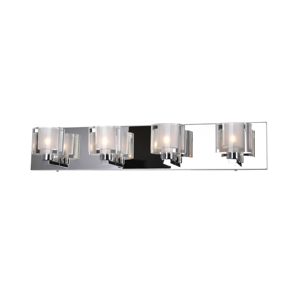 Tina 4 Light Wall Sconce With Chrome Finish