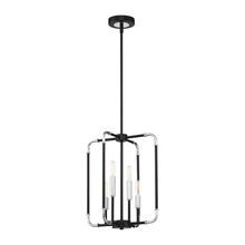 Eurofase 37128-012 - Percy, Chandelier, 4LT , Chr/blk