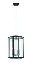 Eurofase 38275-012 - Tambouro, 4LT Lantern, Nic/blk