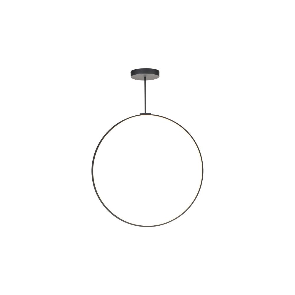 Cirque 36-in Black LED Pendant