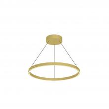 Kuzco Lighting Inc PD87724-BG - Cerchio 24-in Brushed Gold LED Pendant