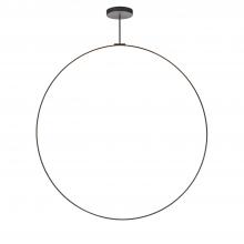 Kuzco Lighting Inc PD82572-BK-UNV-010 - Cirque 72-in Black LED Pendant