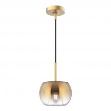 Kuzco Lighting Inc PD57508-BG/CP - Samar 8-in Brushed Gold/Copper 1 Light Pendant