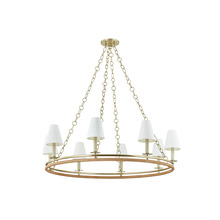 Hudson Valley 4408-AGB - Swanton Chandelier