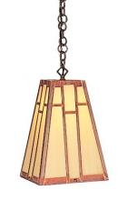 Arroyo Craftsman AH-8GW-AC - 8" asheville hanging pendant