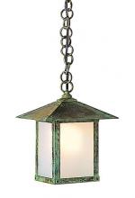 Arroyo Craftsman EH-7AWO-BK - 7" evergreen pendant with classic arch overlay