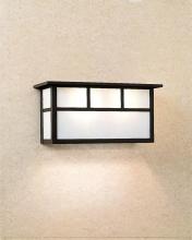 Arroyo Craftsman HS-14SDTCS-BZ - 14" huntington short body sconce with double t-bar overlay