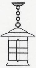 Arroyo Craftsman NH-14CR-BZ - 14" newport pendant