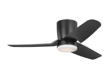 Visual Comfort & Co. Fan Collection 3CGHR44MBKD - Colgin 44 Hugger LED - Midnight Black