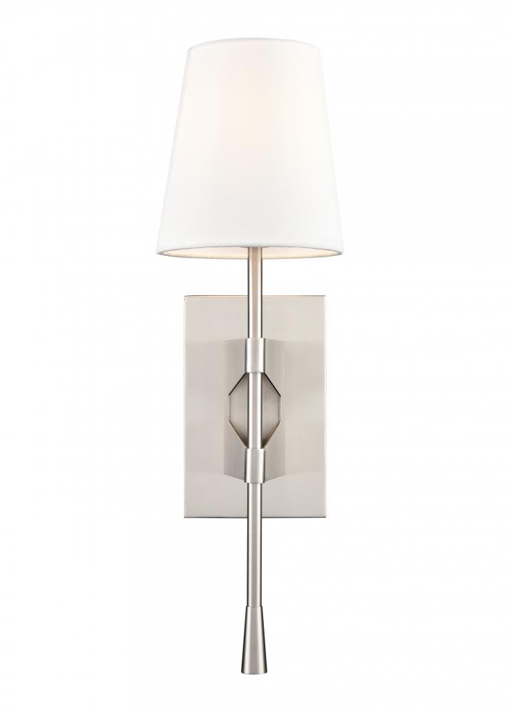 1-Light Wall Sconce Brushed Nickel